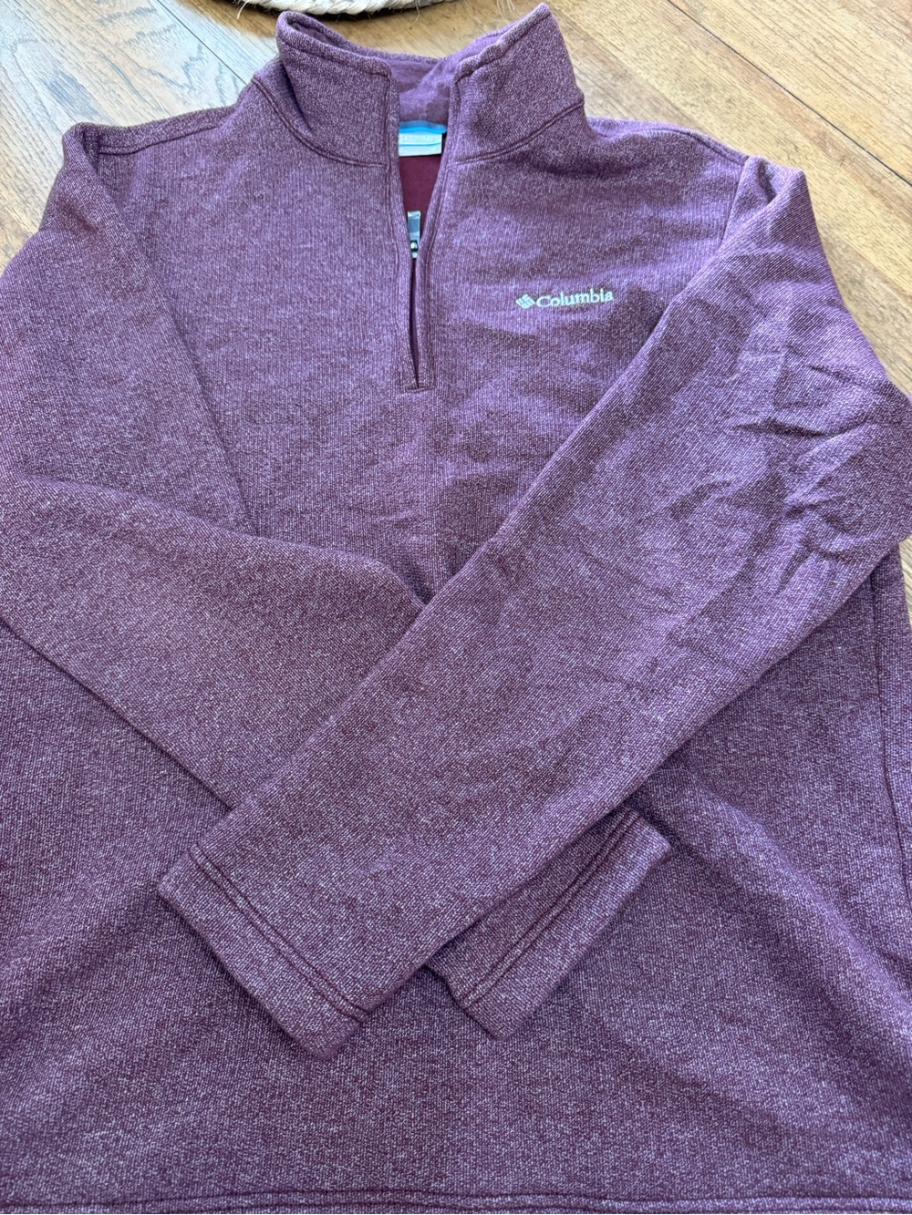 Columbia Women's Quarter-Zip Pullover Sweater - Plum